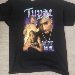 Black Graphic Tee with Iconic Design